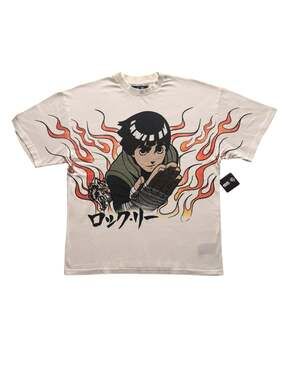 Darc Sport x Naruto Shippuden Rock Lee Premium Oversized Tee Size Large